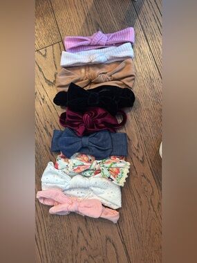 Baby Assorted Knot Bow Headbands - Multi Color Set